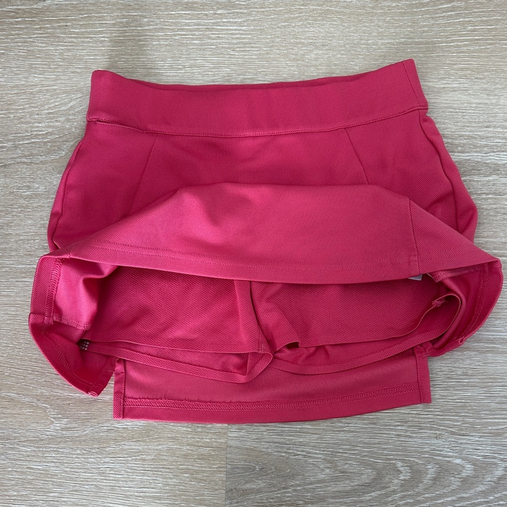 Girls Adidas ClimaCool Pink Golf Skort Size Large GUC - Picture 2 of 10